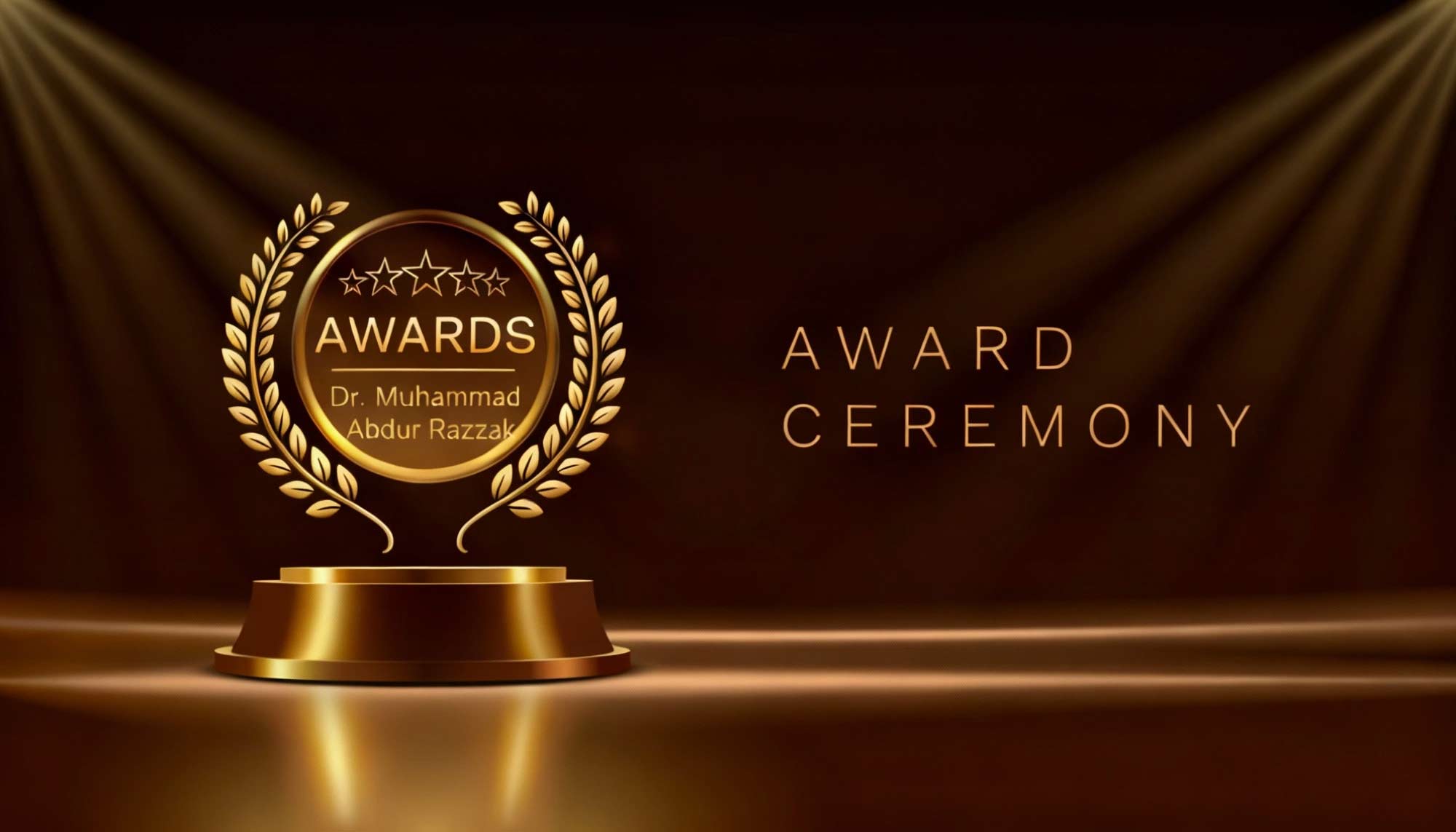 Awards section background Background